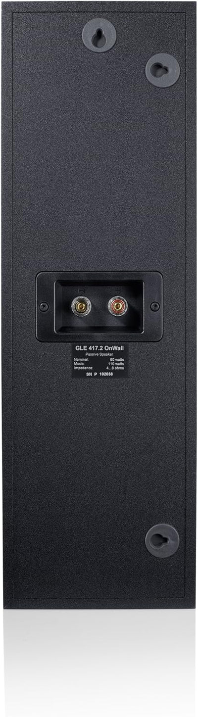 Canton GLE 417.2 OnWall Black Schwarz, Schwarz