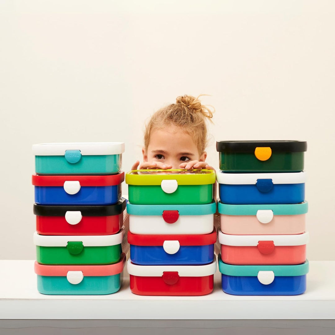 Mepal Campus Lunchbox Fussball – Bento Brotdose für Kinder Schule & Kindergarten – Snackbox mit Bent