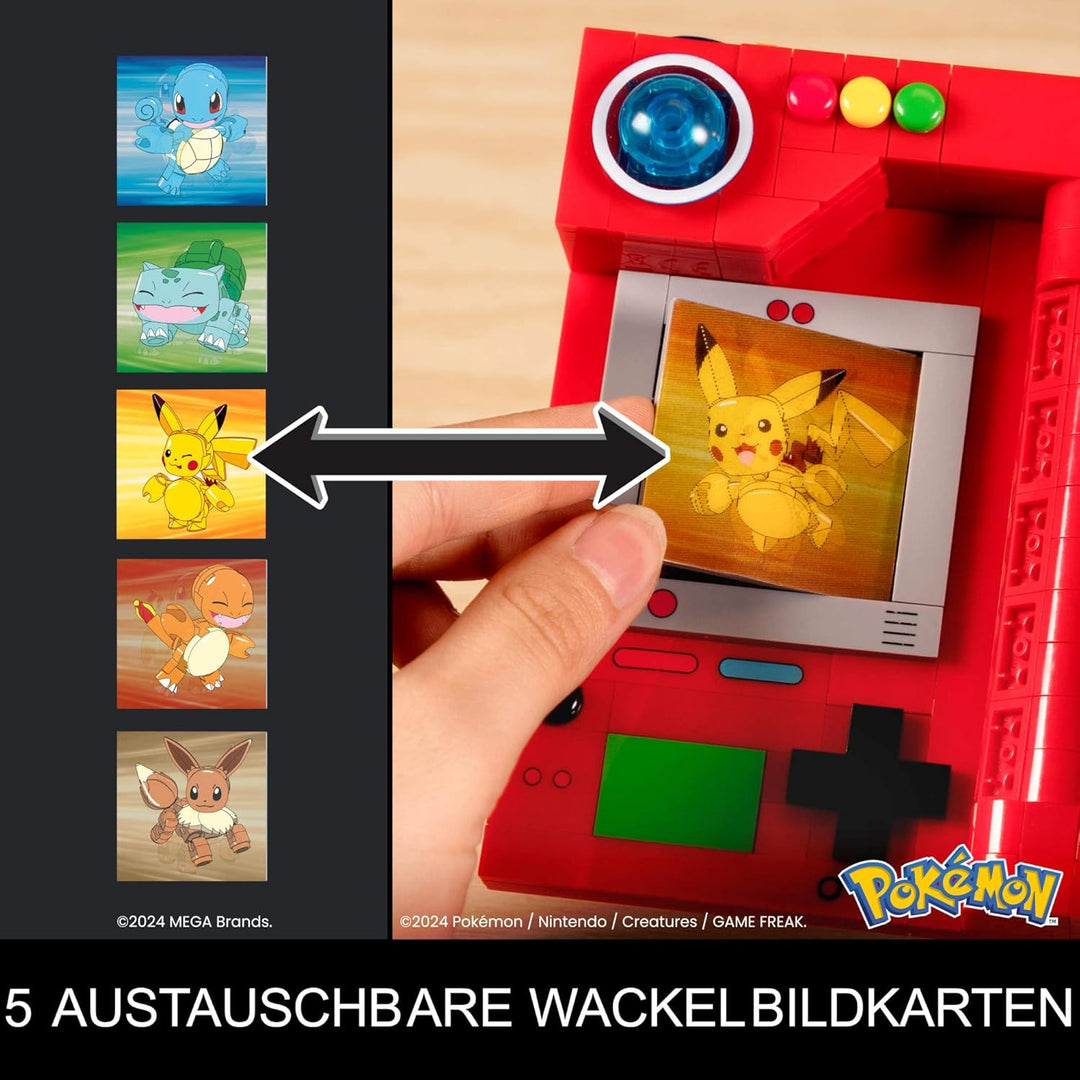 MEGA Pokémon Bauspielzeug für Erwachsene, zusammenbaubarer Kanto-Region Pokédex mit 322 Teilen, Lich