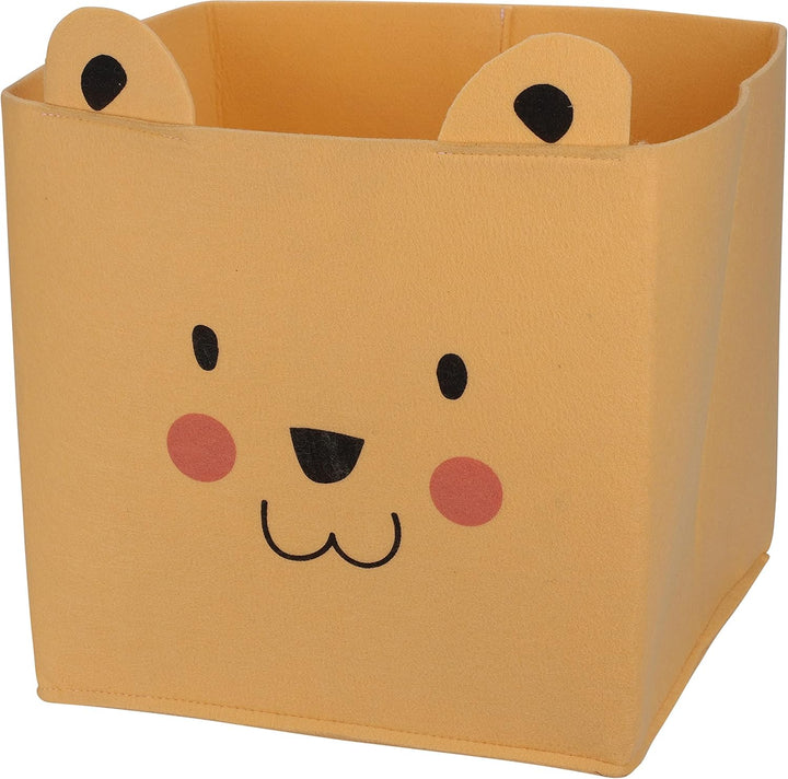 MIJOMA Kinder Aufbewahrungsbox Spielzeug-Box Spielzeugkiste für das Kinderzimmer (30x30x30 cm), falt
