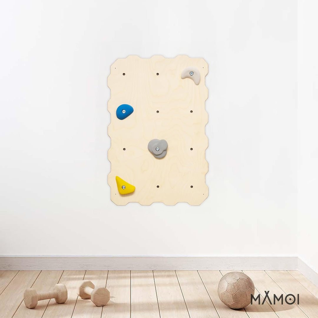 MAMOI® Kletterwand für kinderzimmer, Klettergerüst Indoor, Klettern mit Klettergriffe für Kinder, Kl