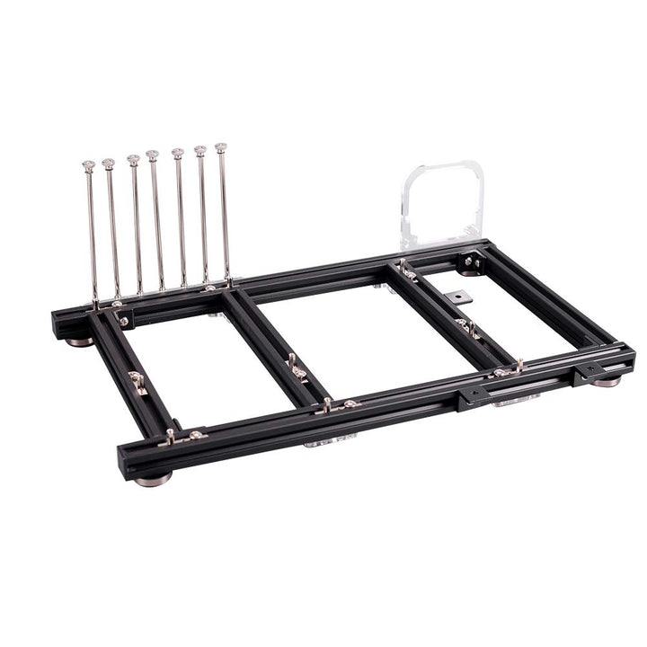 VBESTLIFE DIY Computergehäuse, Open Frame Aluminiumlegierung ATX Computer PC Gehäuse Übertaktungstes
