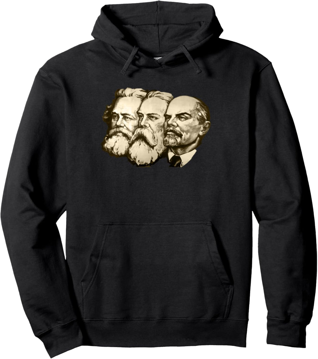 Poster, Motiv: Sowjetischer Marx Engels, Lenin Russische Propaganda, Vintage Pullover Hoodie