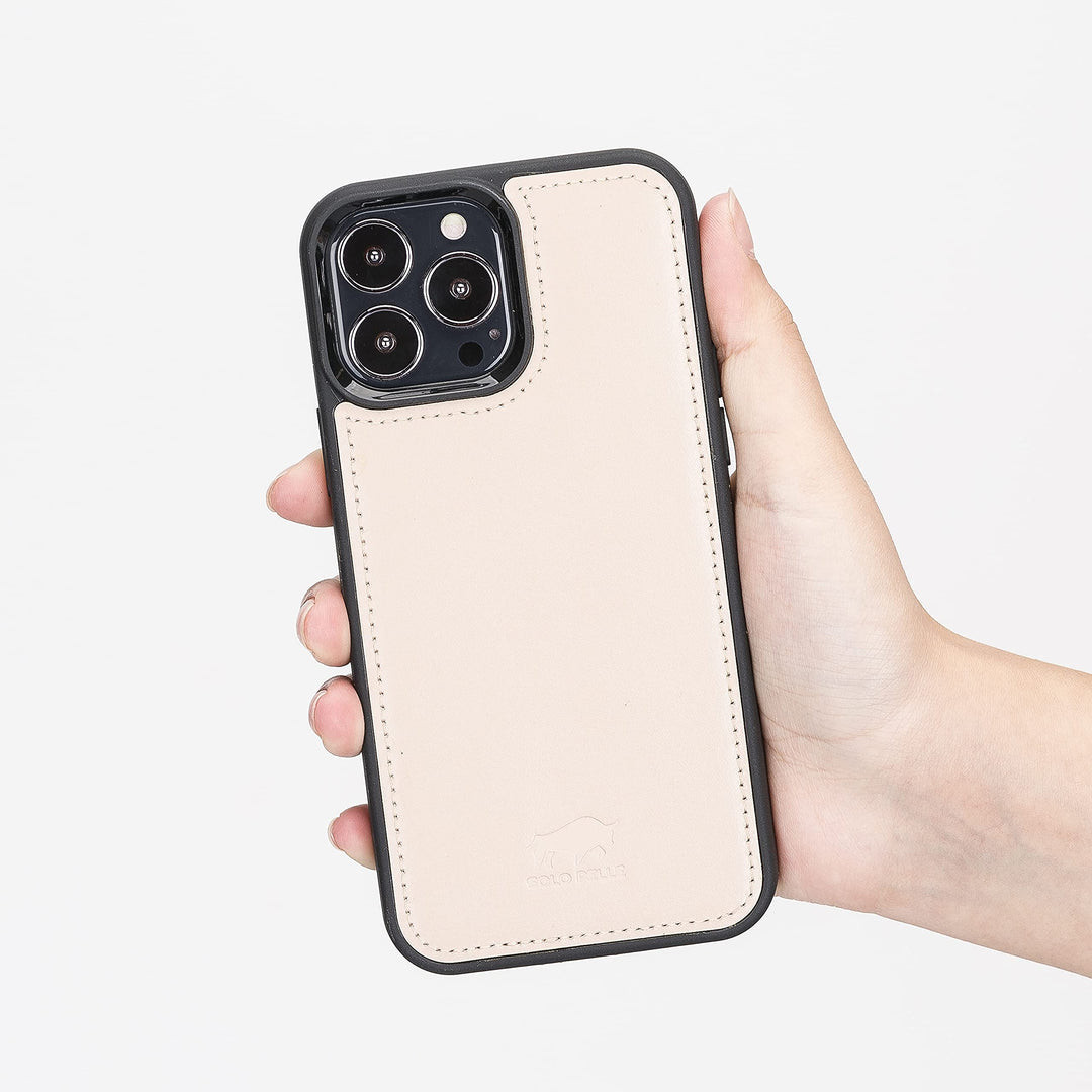 Solo Pelle Lederhülle für das iPhone 13 Pro Max in 6.7 Zoll Stanford Case Leder Hülle Ledertasche Ba