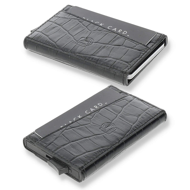 Solo Pelle Kartenetui | Kreditkartenetui | Leder Geldbörse Slim Wallet Portmonee | Geldbeutel mit RF