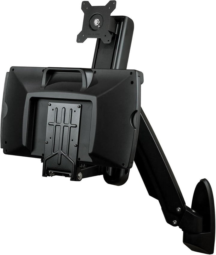 StarTech.com Wandmontage Sitz-/ Steh Workstation - 1 Monitor bis zu 24" - VESA - Höhenverstellbarer
