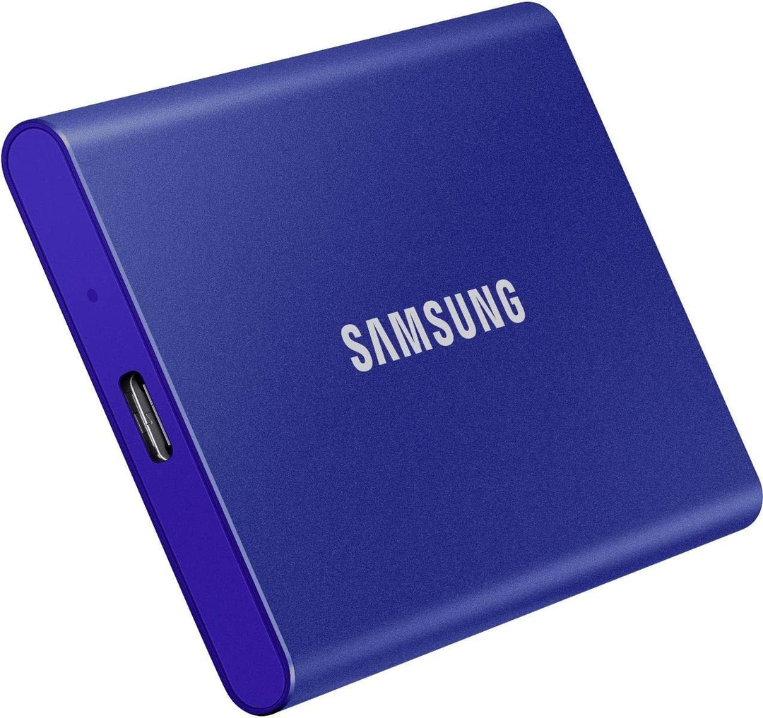 Samsung Portable SSD T7, 1 TB, USB 3.2 Gen.2, 1.050 MB/s Lesen, 1.000 MB/s Schreiben, Externe SSD Fe