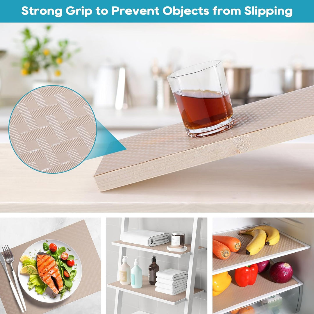 Beige Schubladenmatte Nicht Klebende Haltbarem Schubladenauskleidung Antirutschmatte Eva Material Wa