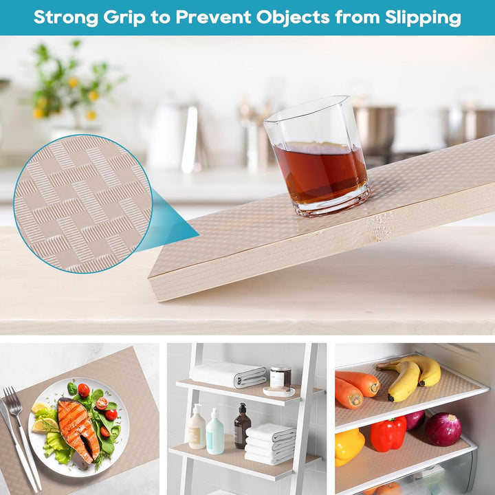 Beige Schubladenmatte Nicht Klebende Haltbarem Schubladenauskleidung Antirutschmatte Eva Material Wa