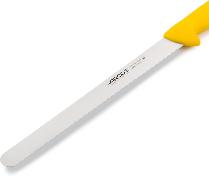 Arcos Serie 2900 - Gebäckmesser Kuchenmesser - Klinge Nitrum Edelstahl 300 mm - HandGriff Polypropyl
