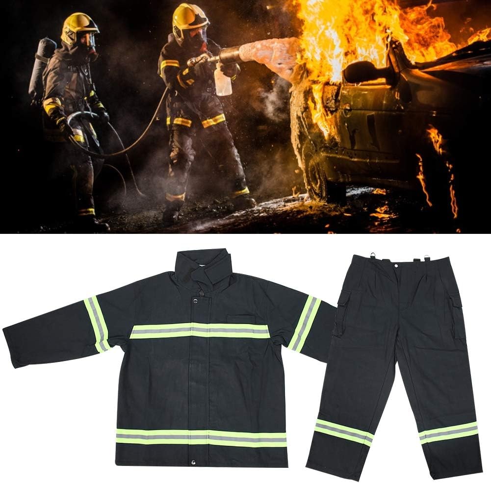 Flammhemmende Kleidung, Feuerfeste Hitzebeständige Kleidung, Feuerwehr-Schutzmantelhose für Beständi