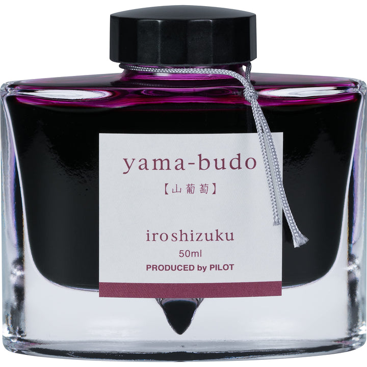 Pilot Iroshizuku 69217 Füllfederhalter-Tinte, Yama-Budo, Crimson Glory Vine (Lila-Rot), 50 ml Flasch