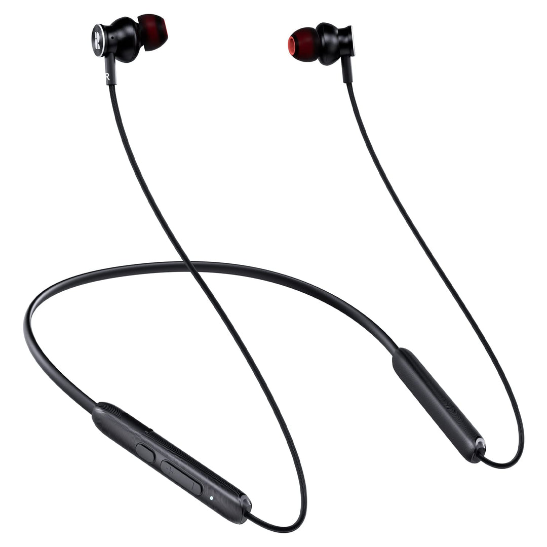 Rythflo Bluetooth Kopfhörer, 30 Std. Akkulaufzeit, In-Ear Kopfhörer – IPX7 Wasserdicht, Nackenbügel