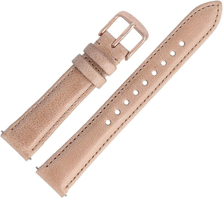 Fossil Uhrenarmband 16 mm Leder Beige ES-4007 | LB-ES4007, Gurt, Gurt