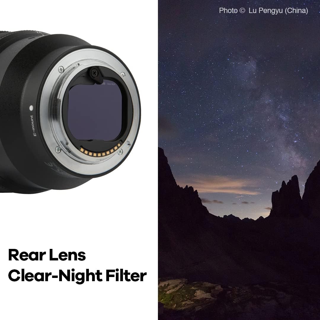 Haida Neutraler Nachtfilter für Rückobjektiv für Sony/Sigma/Nikon Z Objektiv Für Sony/Sigma/Nikon Z