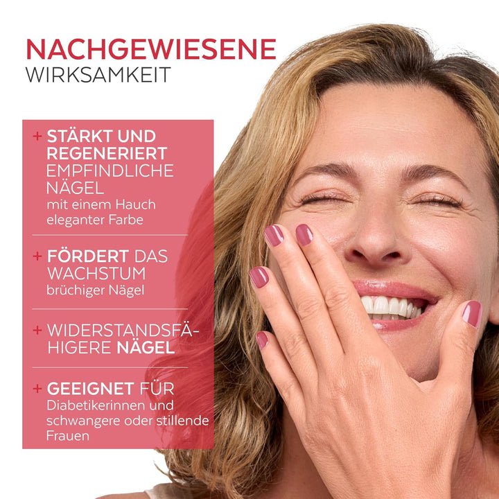 Nagelhärter Lack mit Biotin, Silizium und Keratin - Stärkt und repariert beschädigte, geschwächte, b