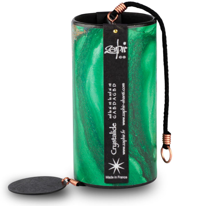 Zaphir Klangspiel Crystalide Frühling Shanti | Handgefertigtes Windspiel für Yoga, Meditation und Ra