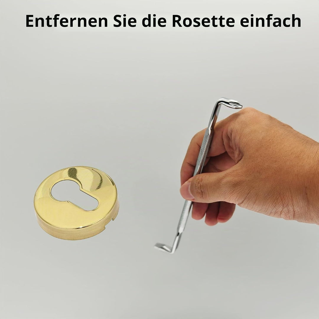 Rosette Lifter for Rosette Clip/Rosettenheber für Rosettenclip-Setzer, Z-förmiger magnetischer Schra