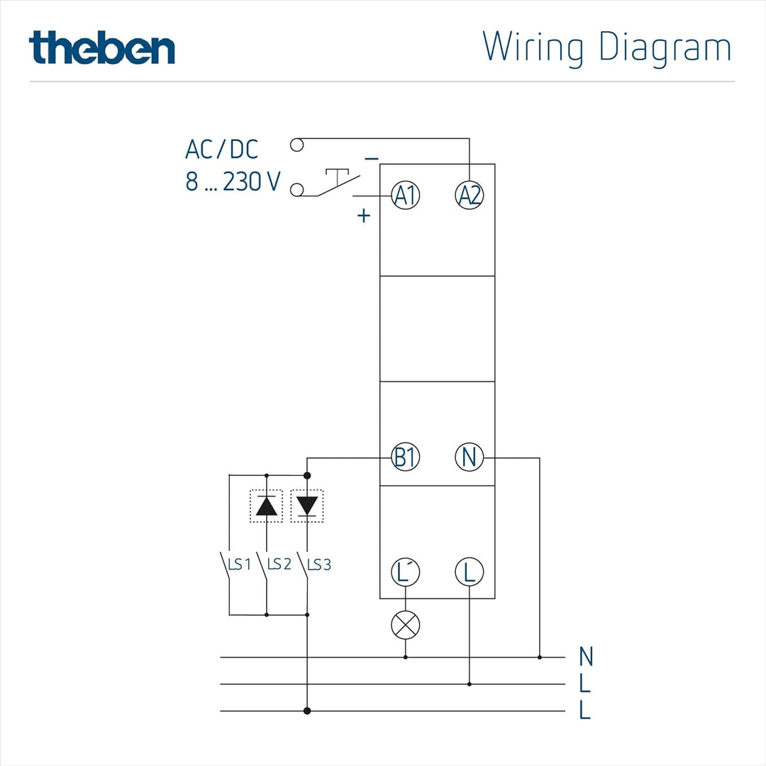 Theben 5410130 DIMAX 541 plus E I Universaldimmer I Unterputz-Dimmer I Universaldimmer mit automatis