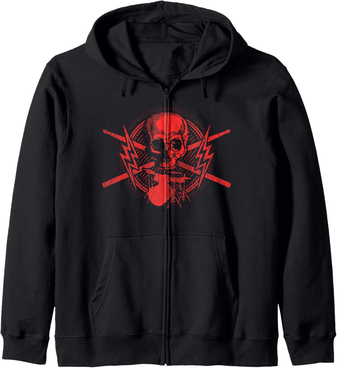 Schlagzeuger Schlagzeug Drummer Metal Rock Musik Geschenk Kapuzenjacke