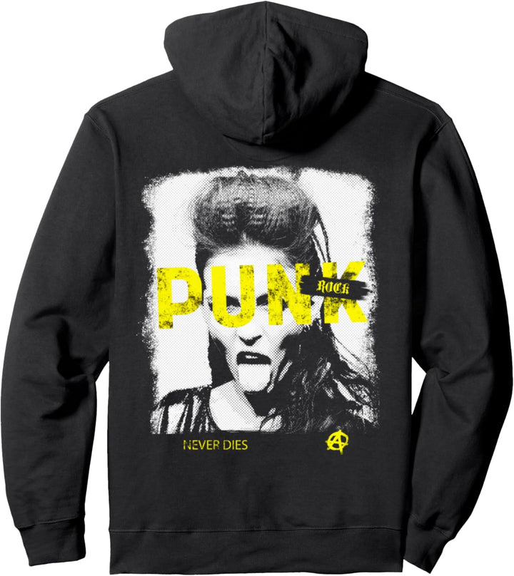 Punkrock stirbt niemals Pullover Hoodie