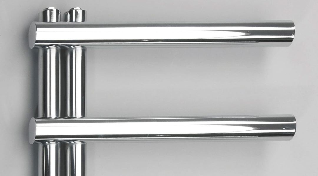Aspira Home Moderner Design Badheizkörper „Cosy“ - Chrom - Mittelanschluss 1/2“ - 500x1150mm - Handt