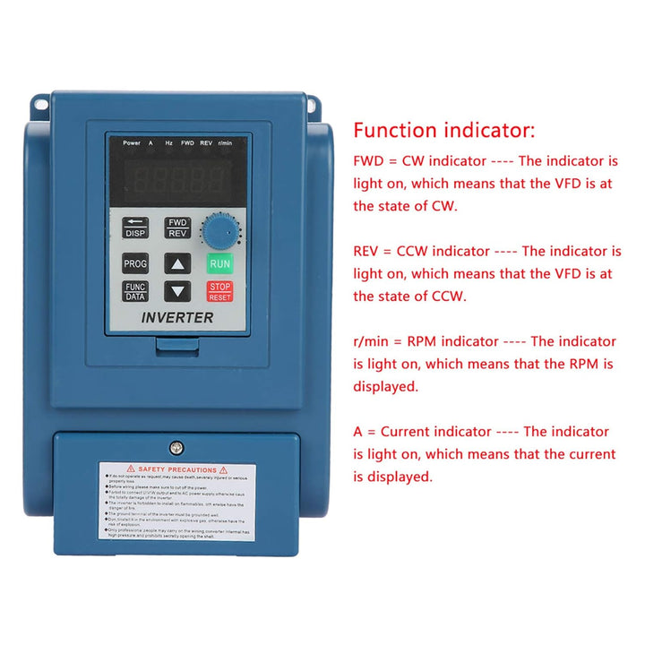 Jadeshay Frequenzumrichter, Convertisseur de Fréquence Variable, 1PC AC 380V 1.5KW 4A VFD Contrôleur