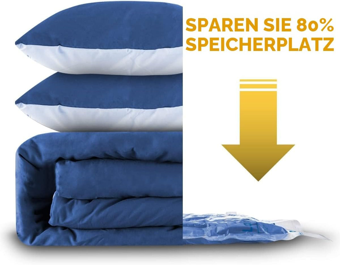 Vakuum-Aufbewahrungsbeutel, 6 XXL, platzsparende Versiegelungsbeutel, luftdichte Kompressionsbeutel