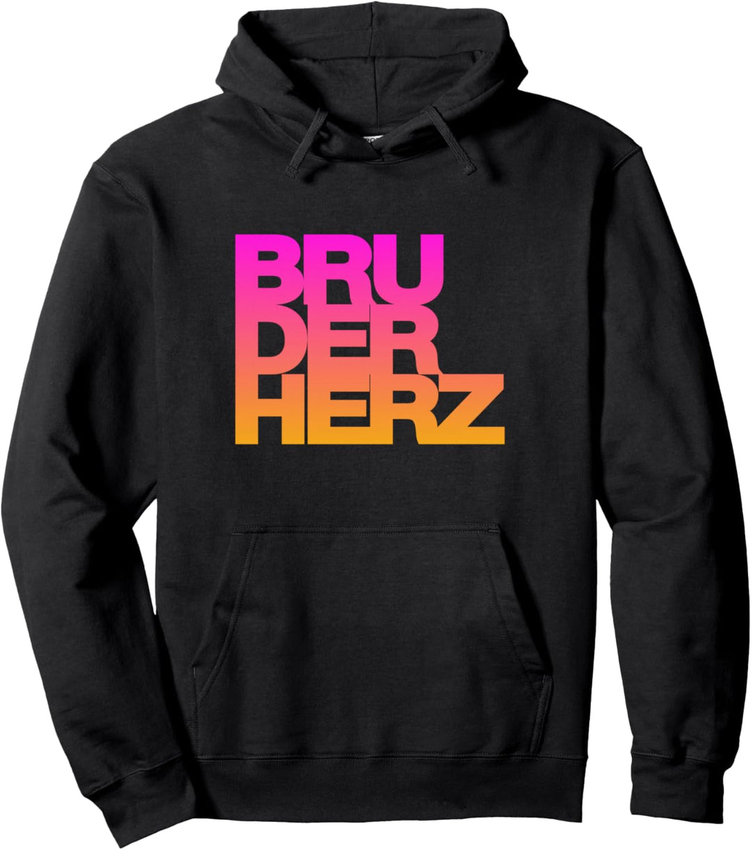 Schöne Idee für deinen Bruder. BRUDERHERZ Pullover Hoodie