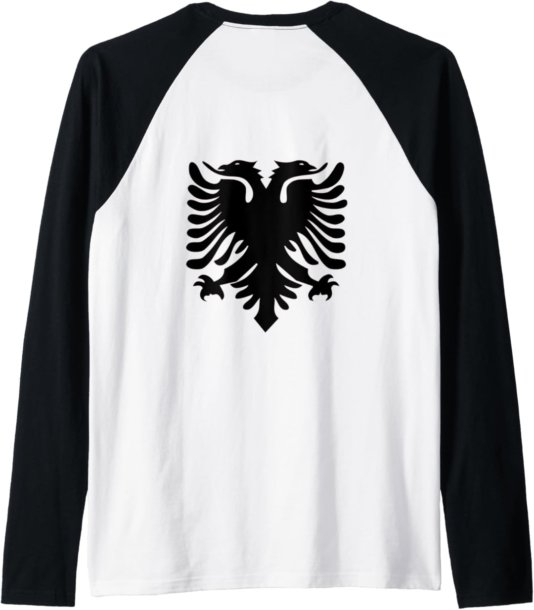 Albanian Eagle Gift Shqiperia Football Tee Flag Of Albania Raglan
