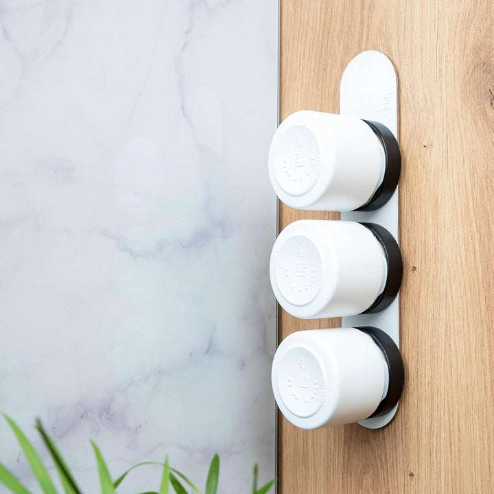 silwy® Feinkost-Magnetgläser 3er-Set (ALL WHITE 125ml)
