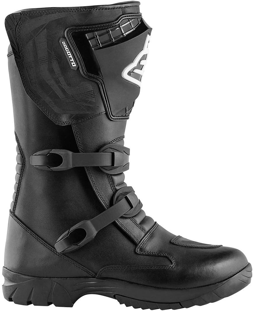 Bogotto Namib wasserdichte Motorradstiefel, schwarz, 41 41 EU Schwarz, 41 EU Schwarz
