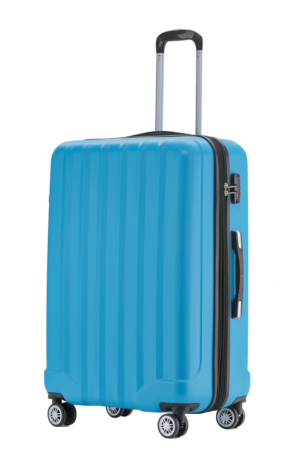 BEIBYE TSA-Schloss 2080 Gepäck Zwillingsrollen Reisekoffer Koffer Trolley Hartschale Dehnungsfuge (T