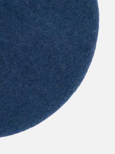 myfelt Flache Filz Sitzauflage, Filz Stuhlauflage - Alva - rund, Ø 36 cm, Dunkelblau, Dunkelblau
