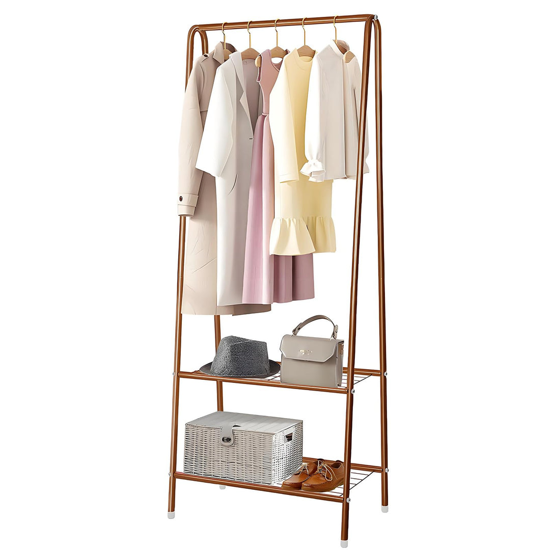 Youyijia Kleiderständer Metall Kleiderstange 60 cm x 151 cm Kleiner Garderobenständer für Schlafzimm