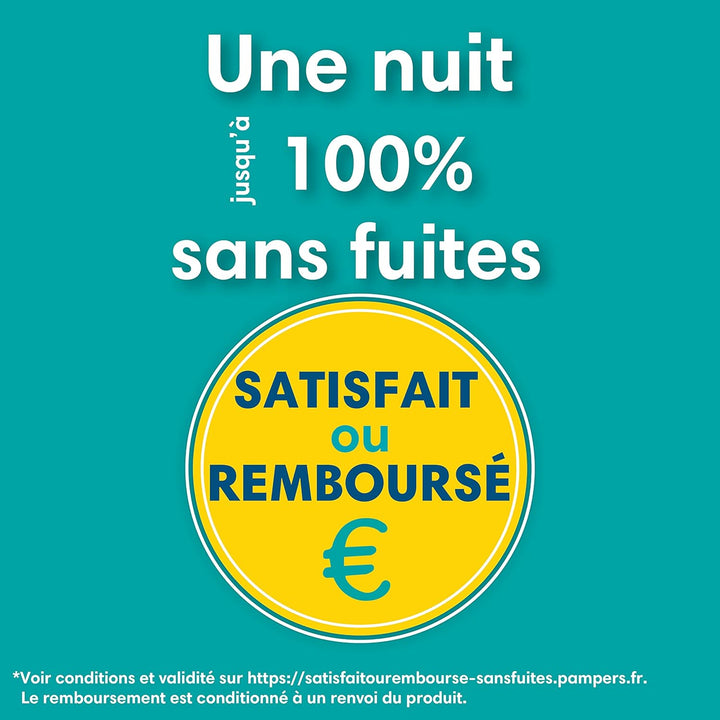 Pampers Windeln Pants Grösse 7 (17kg+) Baby-Dry, Extra Large mit Stop- und Schutz Täschchen, MONATSB