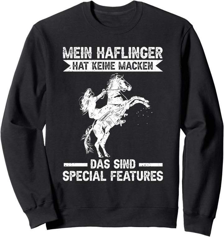 Pferd Reitstall Reiten Pferde Haflinger Sweatshirt