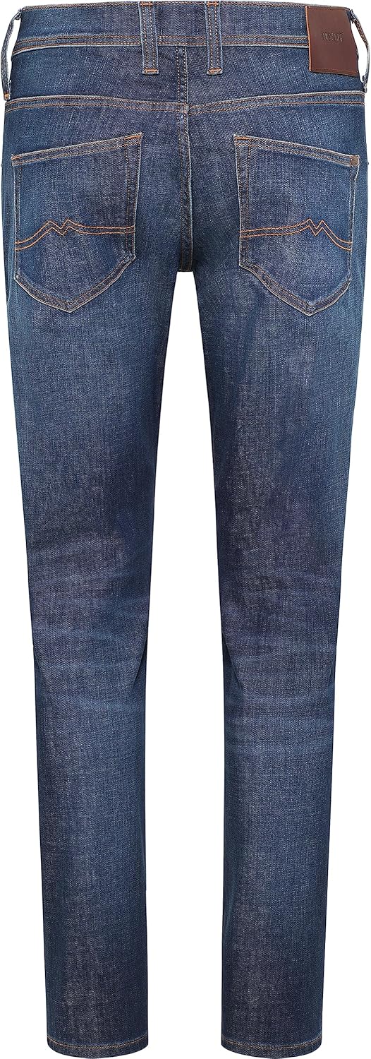 MUSTANG Herren Jeans Hose Oregon Tapered 28W / 32L Dark Rinse Used (593), 28W / 32L Dark Rinse Used