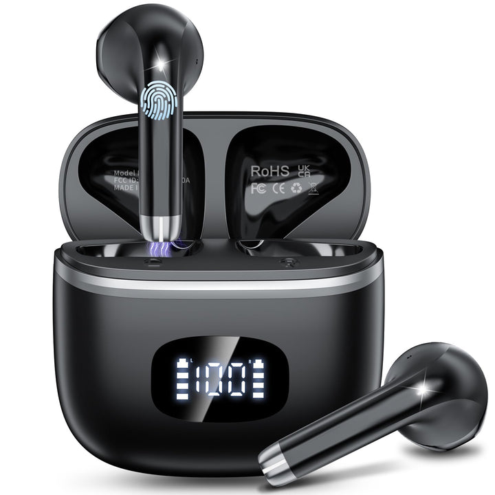 Bluetooth Kopfhörer, Kopfhörer Kabellos Bluetooth 5.4 mit 4 ENC Noise Cancelling Mic, In Ear Kopfhör