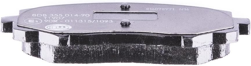 HELLA PAGID 8DB 355 014-901 Bremsbelagsatz - T1907 - Dicke/Stärke: 16.8mm - Bremssystem: Mando - mit