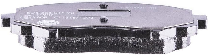 HELLA PAGID 8DB 355 014-901 Bremsbelagsatz - T1907 - Dicke/Stärke: 16.8mm - Bremssystem: Mando - mit