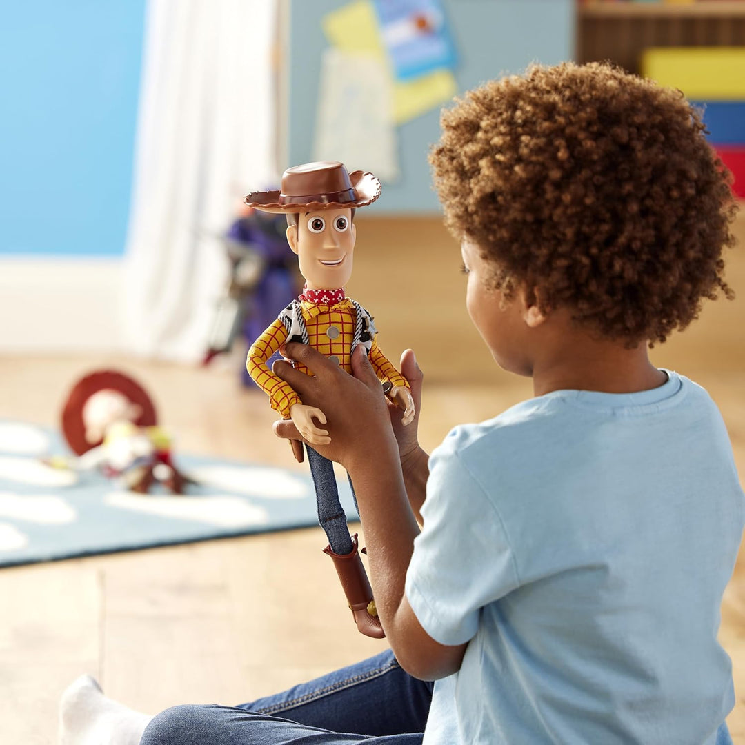 Disney Store Official - Pixars Toy Story - Sheriff Woody - Interaktive sprechende Actionfigur - 39 c