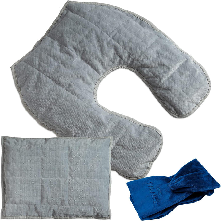 Gravity Home Office Kit : Gewichtskragen Gewichtskissen und Gewichtsband für Stress Nacken- Rücken-