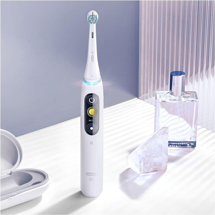 Oral-B iO Gentle Care Zahnbürstenspitzen, Packung mit 4 Stück Weiss, Weiss