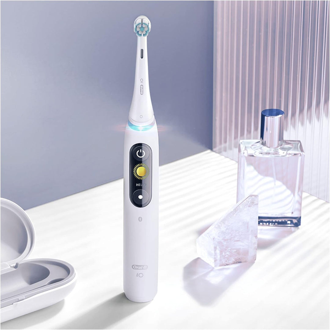 Oral-B iO Gentle Care, Aufsatz, 4 Ersatzbürsten für elektrische Zahnbürste, für eine sanfte Reinigun