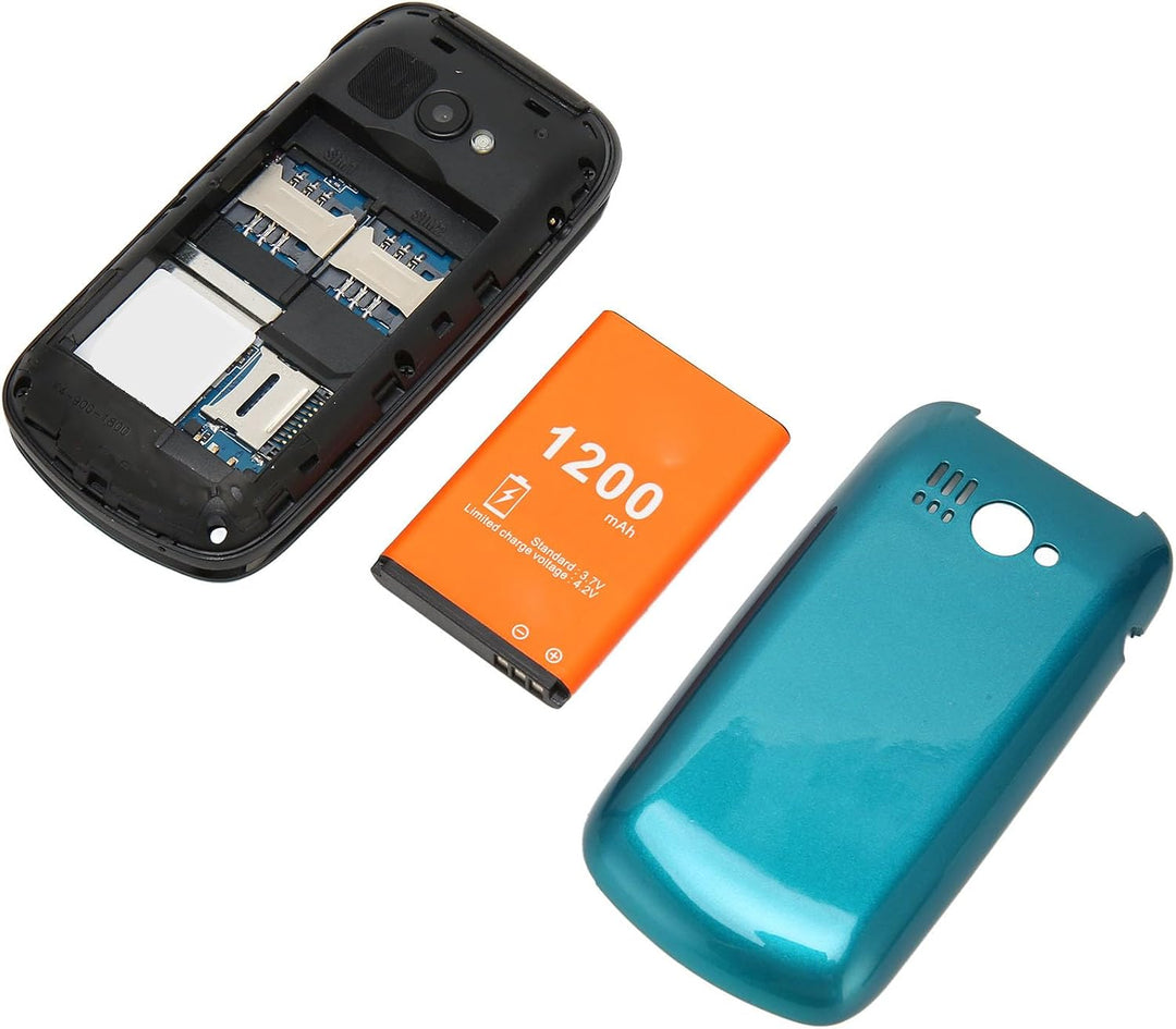 Klapptelefon für Senioren, Entsperrt, 3G-LTE-Dual-SIM-Telefon mit Grossen Tasten, Leistungsstarkem L