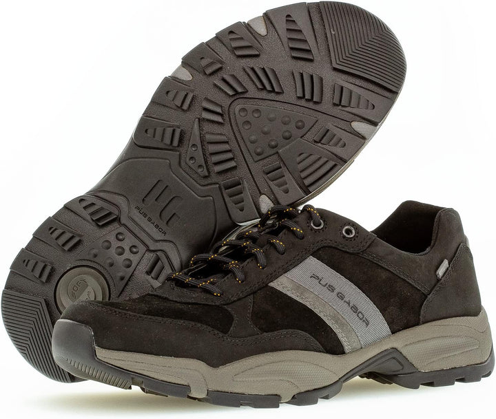 Pius Gabor Herren Sneaker Low,Halbschuhe,Wechselfussbett,zertifiziertes Leder,schnürschuhe,schnürer,