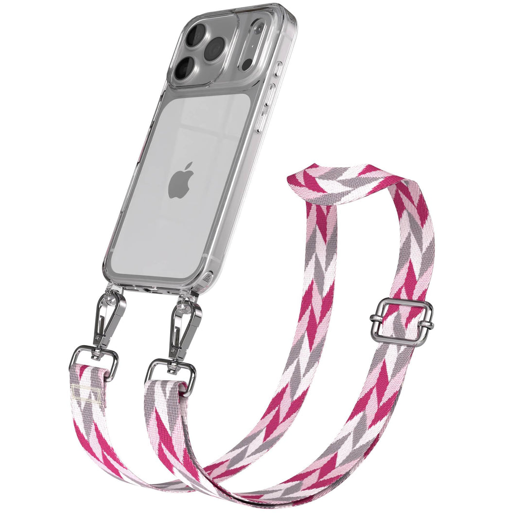EAZY CASE Handykette - Verstellbares Taschenband kompatibel mit iPhone 17 Pro, Schulterriemen, Handy