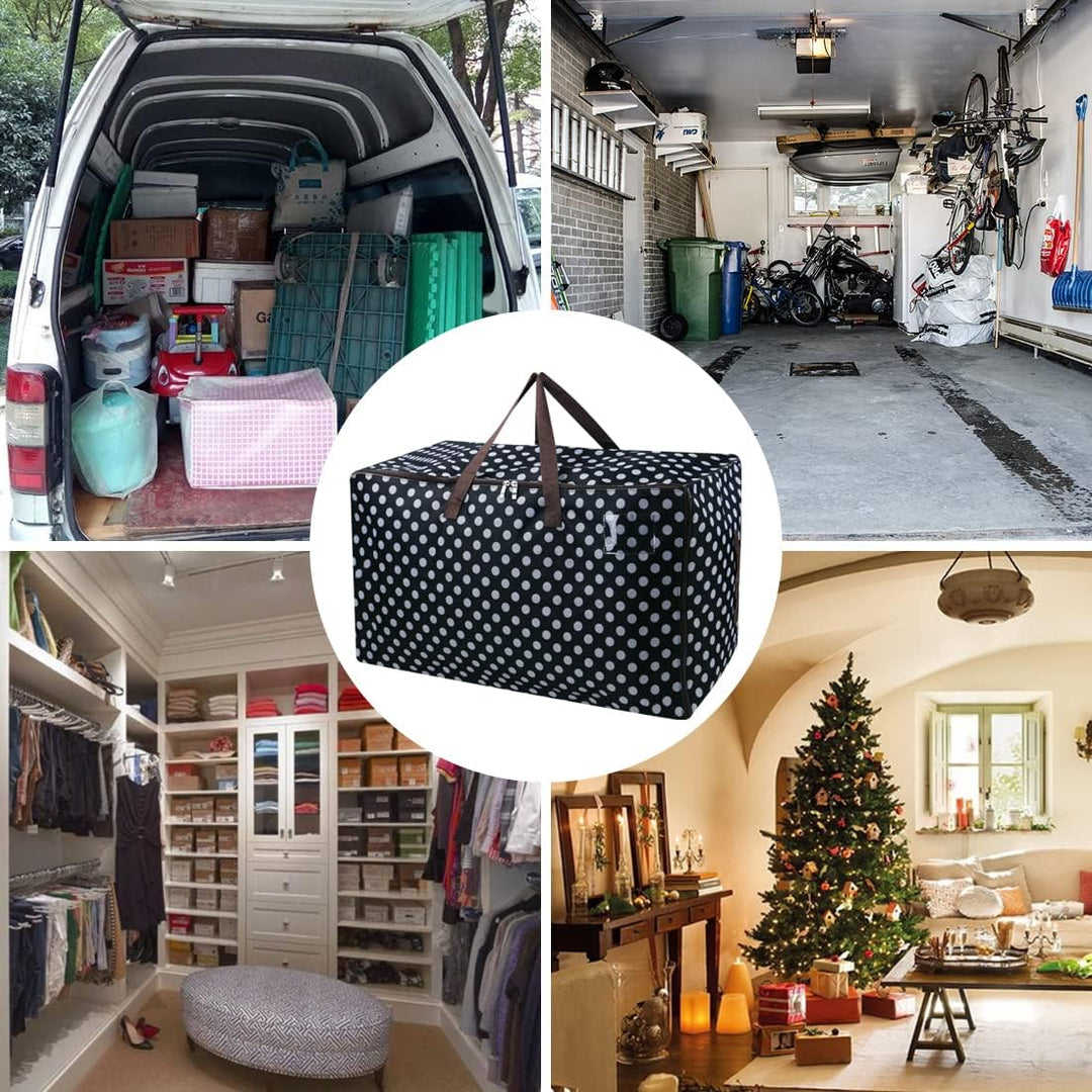 Pack von 2, grosse Grösse Aufbewahrungstasche für Kleidung, Kleidungsstück, Bettwäsche, Festspiele V