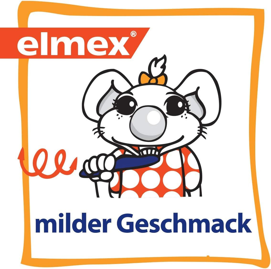 Elmex Kinder Set mit Zahnpasta & 6 Zahnbürsten - besonderer Kariesschutz für Milchzähne, 2-6 Jahre 1